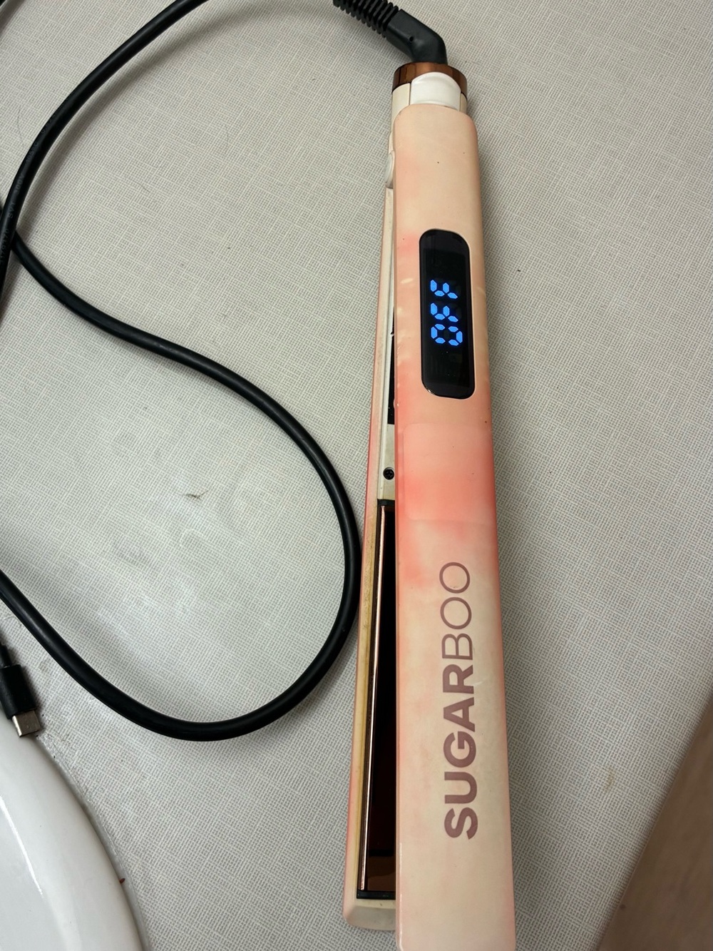 SugarBoo Extra Long Digital Titanium Flat Iron